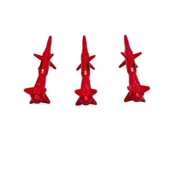 Vintage Lot Of 3 Stinger Missiles 1984 GI Joe Cobra Stinger ARAH - Picture 4 of 6